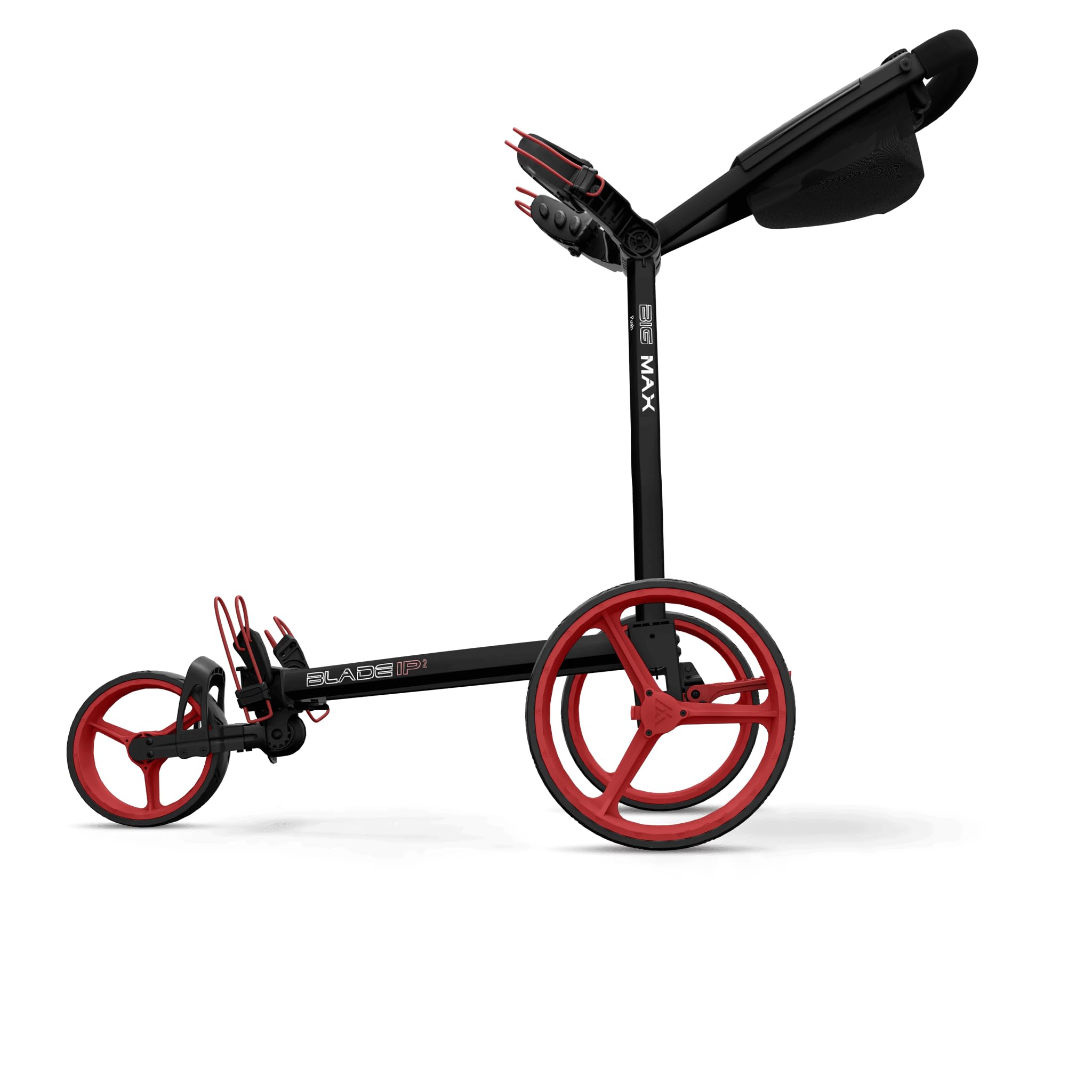 Big Max Blade Ip 2.0 Golftrolley - Golfwagen - Schwarz Rot