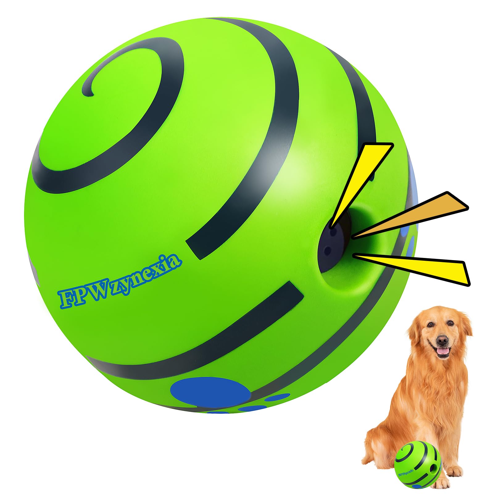 Dog Toys Interactive Dog Balls for Large Dogs Durable Vinyl for Training Teeth Cleaning Energy Release