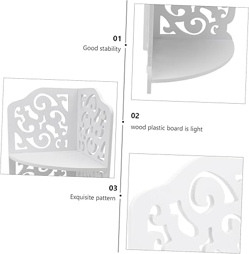 Miniatura 9 de Cabilock Organizador de cocina para el hogar, decoración de baño, almacenamiento blanco, estante multifunción, organizador de artículos para el