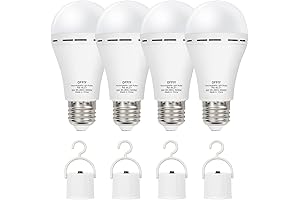 OFFLIY Emergency LED Light Bulbs: Power Outage Protection with Extended Battery Life