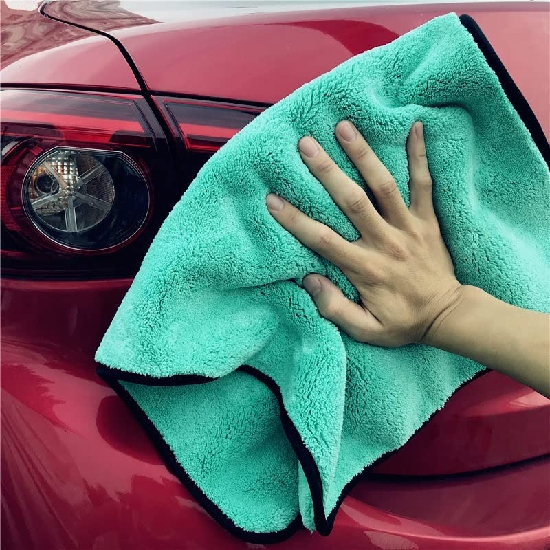 Panno per Pulizia in Microfibra 1400GSM Panno per Asciugatura in Microfibra Super Soft Premium Asciugamano per Lavaggio Auto Deluxe Ultra Assorbente Prodotti per la Pulizia (Color : 1, Size : 1 PC G