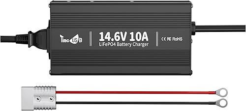 Miniatura 7 de 14.6V 10A Fast Charging LiFePO4 Battery Charger with Trickle Charging Functions, Dedicated Lithium Battery Charger, Compact Durable Design with Full