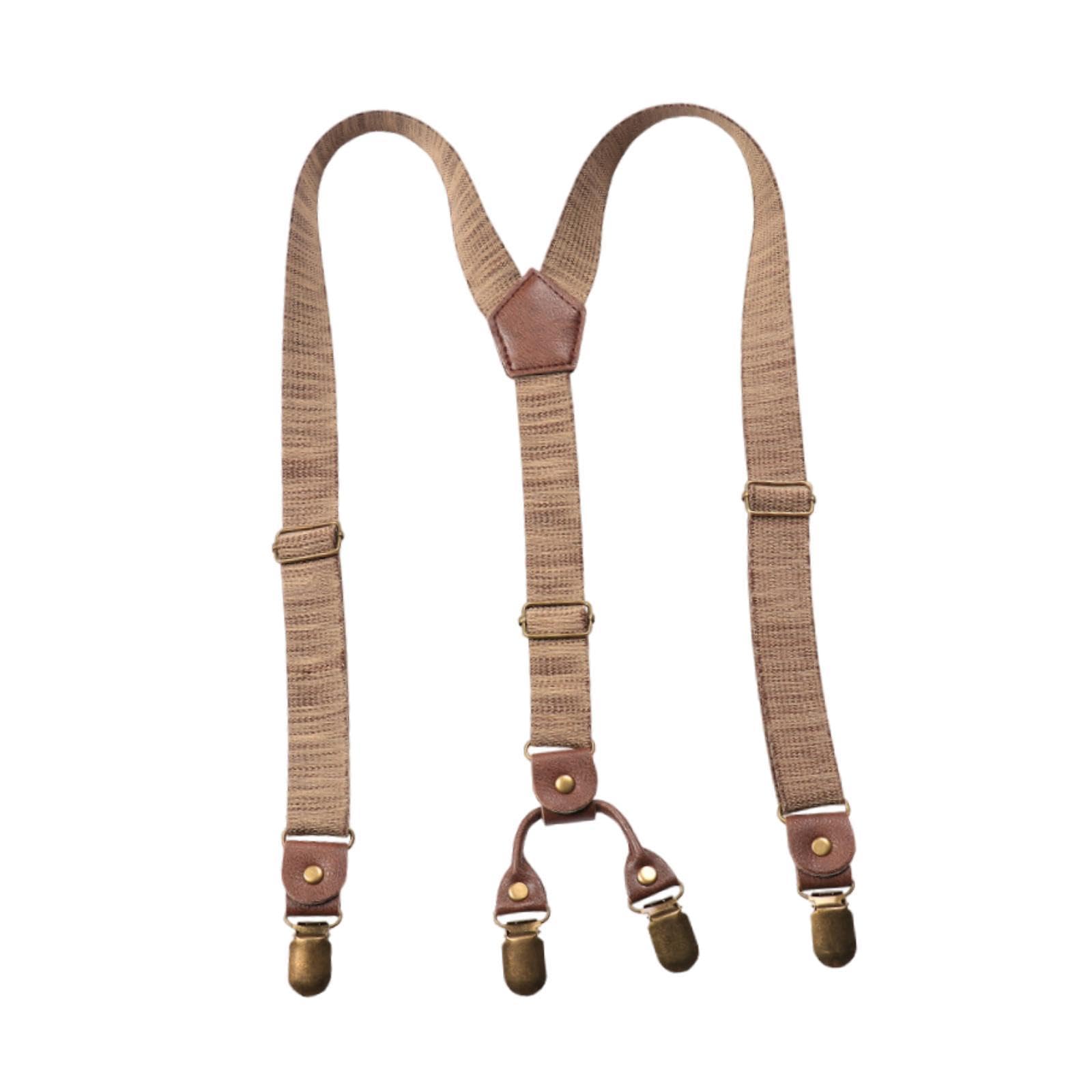 Mens Suspender Wide Gift Y Back Button Suspender for Shirts Tuxedos T Shirts|Clothing Shoes & Accessories| Mens Accessories| Suspenders Braces-image-9