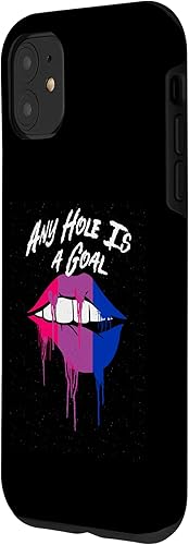 Miniatura 8 de iPhone 11 Pro Max Any Hole Is a Goal Bisexual Adult Humor Bi Naughty Joke Case