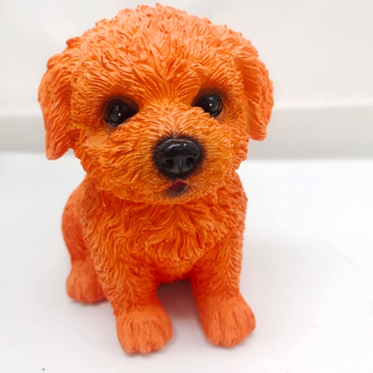April Selection Shih Tzu Dog Gift Statue Ornament, Garden Statue, Little Shih Tzu Dog Statue, Shih Tzu Ornaments, Dog Statue, Outdoor Garden Sculptures & Statues (Brown)