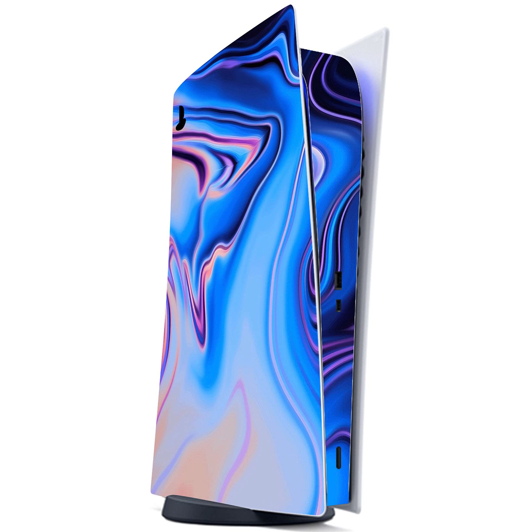 PlayVital for ps5 Skin - Digital Edition Console Full Set Vinyl Decal Sticker, Cover Skin Accessories for ps5 Controller & Charging Station & Media Remote & Headset -Origin of Chaos - 5