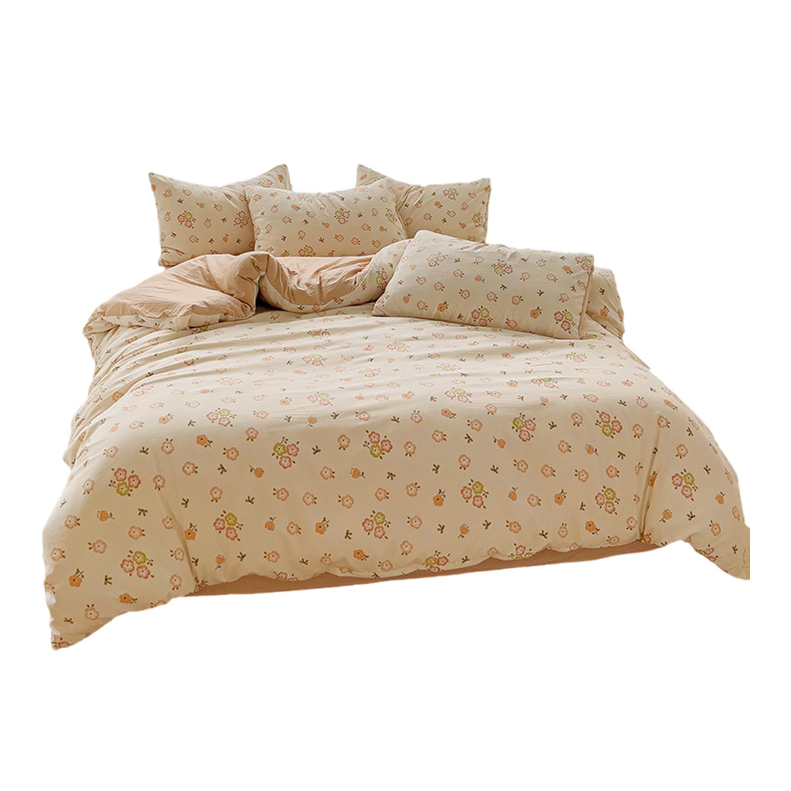 Jazuaiao Gentle Cotton 4 Pieces Bedding Set Breathable Designs for Infant Cots and Kids Bed Soft Breathable Kids Bed Sheets Set