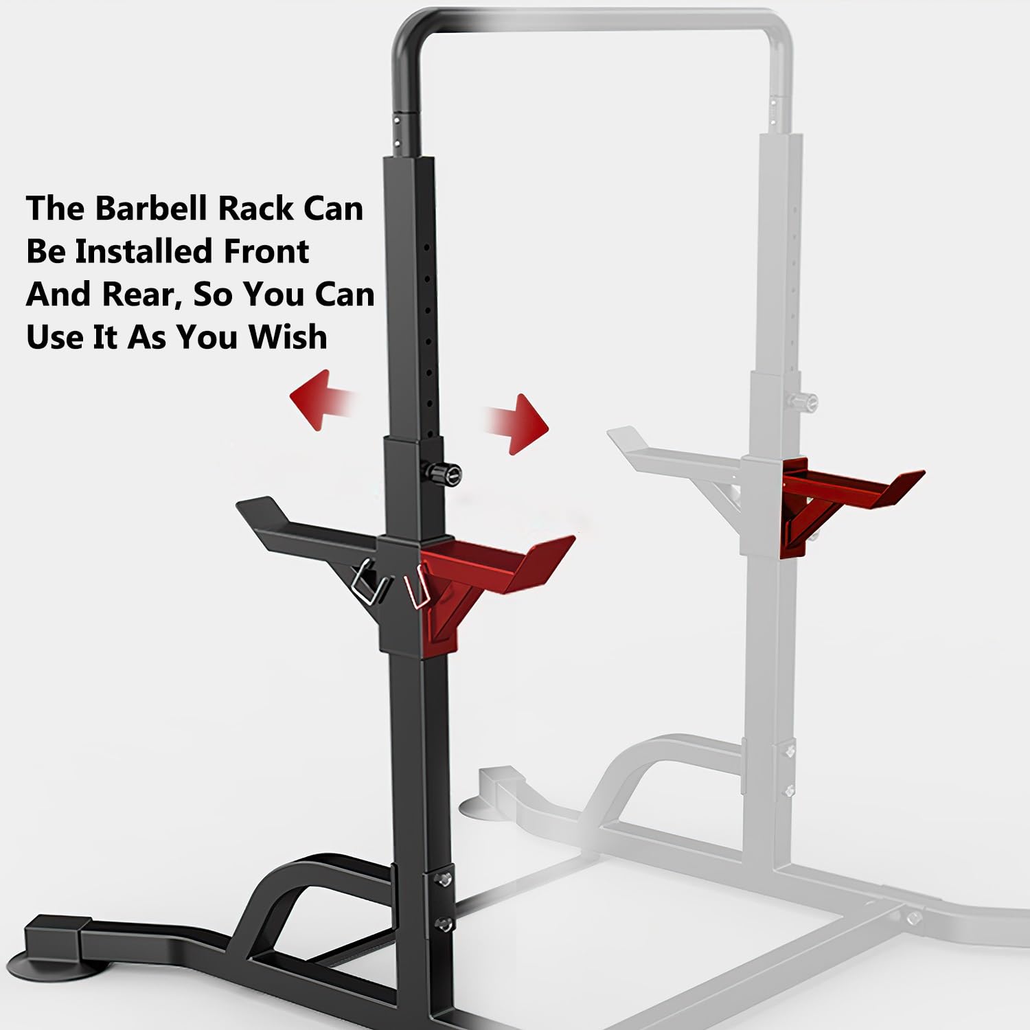Power Cage Per Home Gym - Rack Squat Regolabile Con Stazione Multifunzione Per Allenamento Della Forza - Foto 7