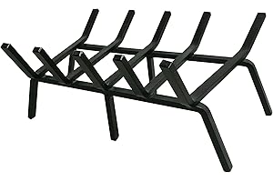 Solid & Durable Log Grate for Enhanced Fireplace Experience