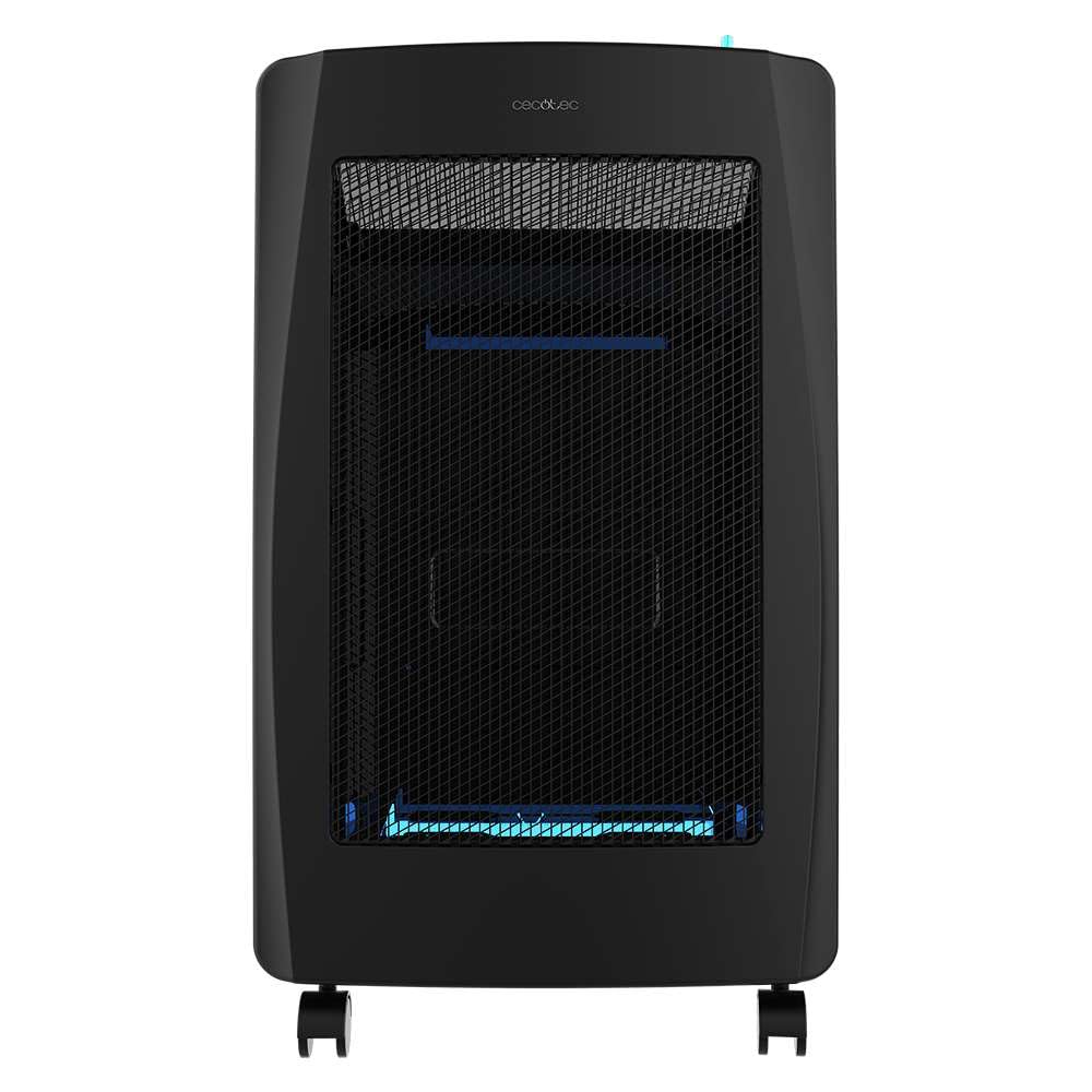 Cecotec Estufa de Gas Llama Azul Plegable ReadyWarm 4500 BlueFlame Foldable. 4200 W, 2 Niveles de Potencia, Encendido Piezoeléctrico, Triple Sistema de Seguridad, Bombonas 15Kg