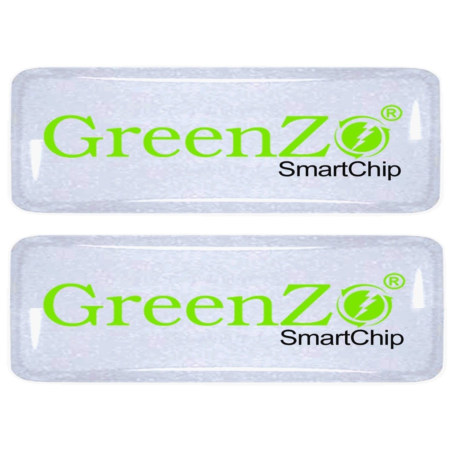 greenzo anti radiation & protection chip for android & all smart tv - set of 2 pec (silver)