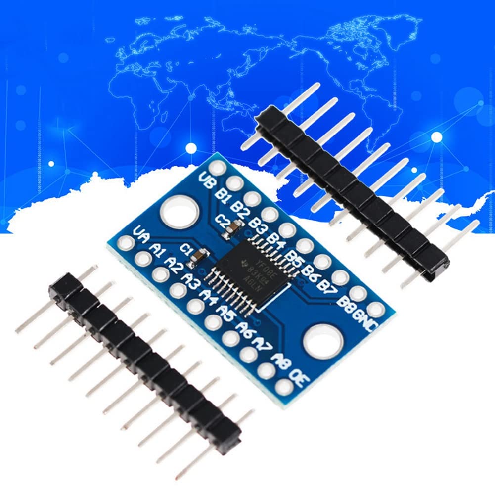 5 Pezzi TXS0108E 8 Canali Convertitore di Livello Logico Bidirezionale Alto Duplex Shifter 3,3 V 5 V