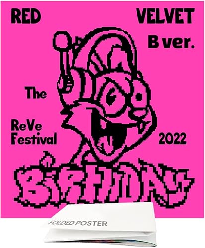Red Velvet - The ReVe Festival 2022 libro de fotos de cumpleaños versión B + póster plegado de pedido anticipado