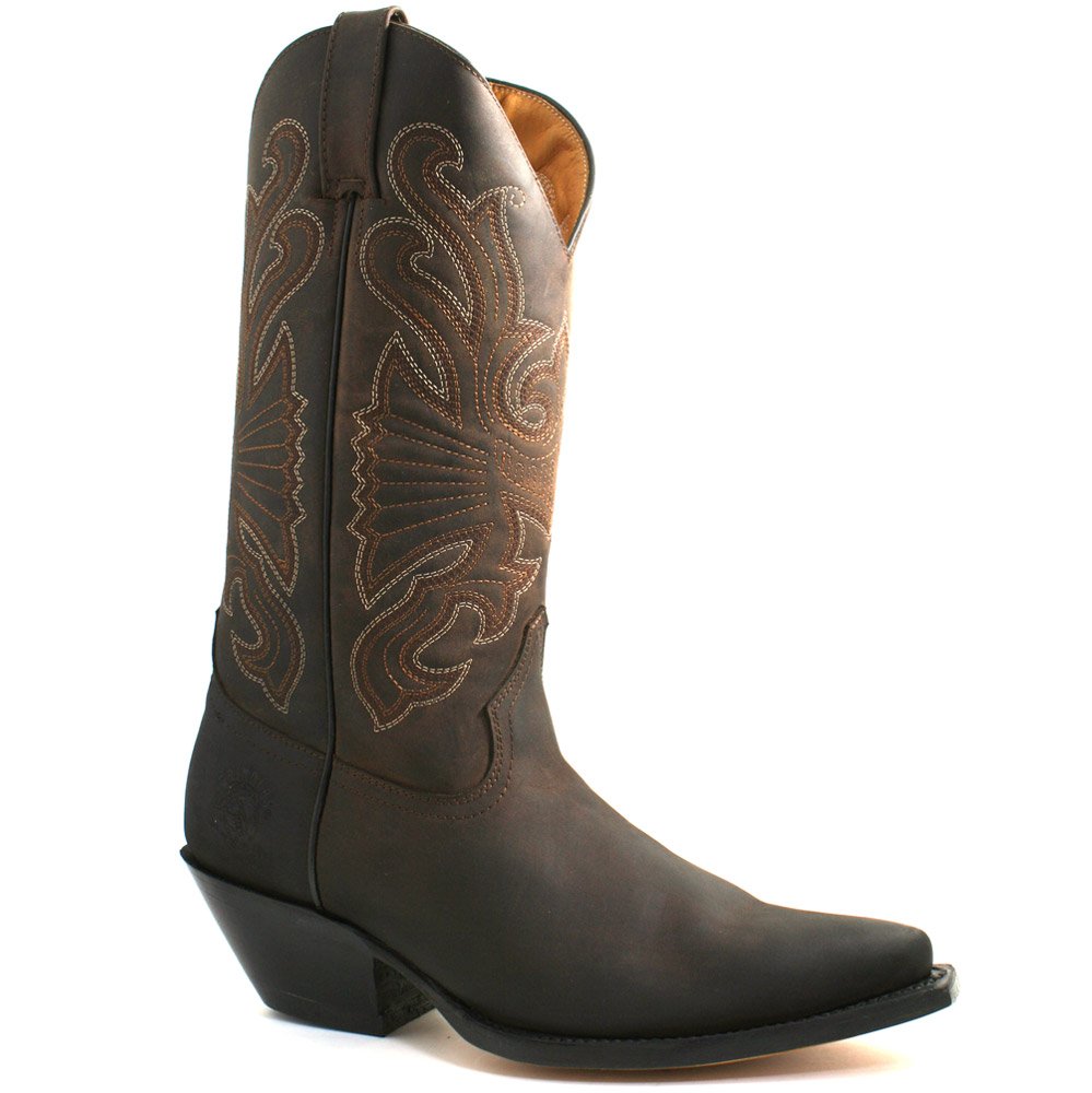 Grinders Buffalo Braun Herren Cowboy Stiefel