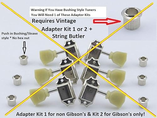 Vista 31 de V3 Standard (negro y plateado) La mejor actualización de guitarra para mejorar la estabilidad de afinación V1 Lux,V1 Estándar Negro,Sigilo V1,V2
