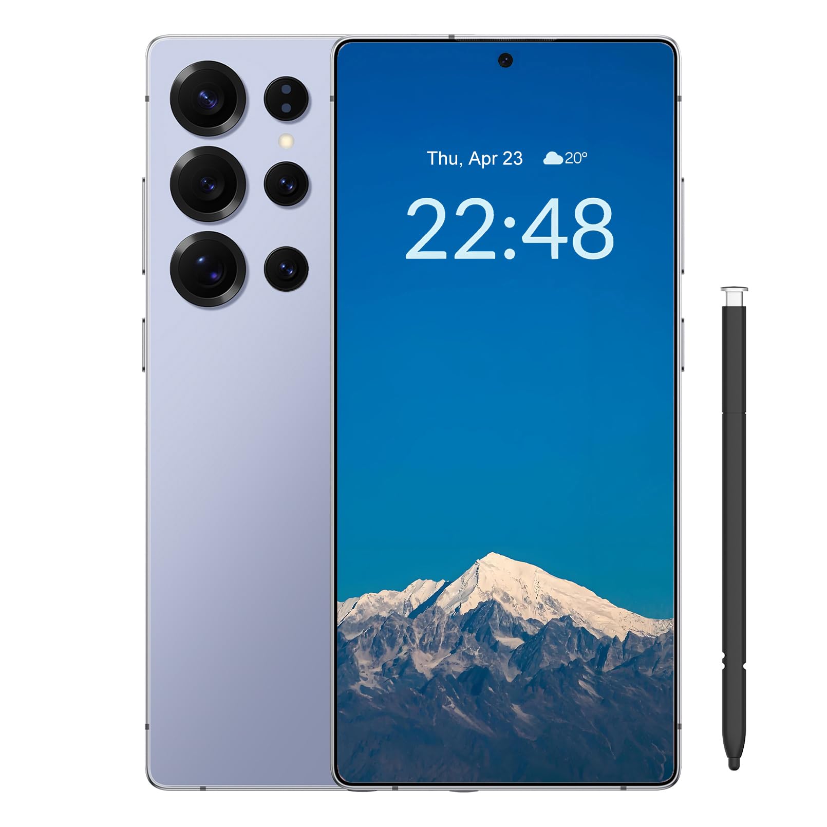 I25 Ultra 5G Unlocked Phones 256GB+8GB 6.99" FHD+ 7000mAh Battery Purple