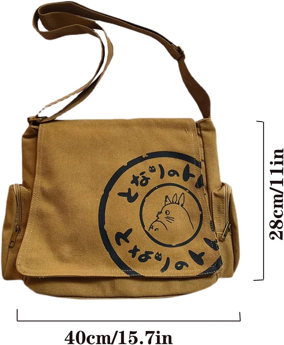 Korean Canvas Shoulder Bag for Men - Large Capacity Computer Casual Bag - Image 3