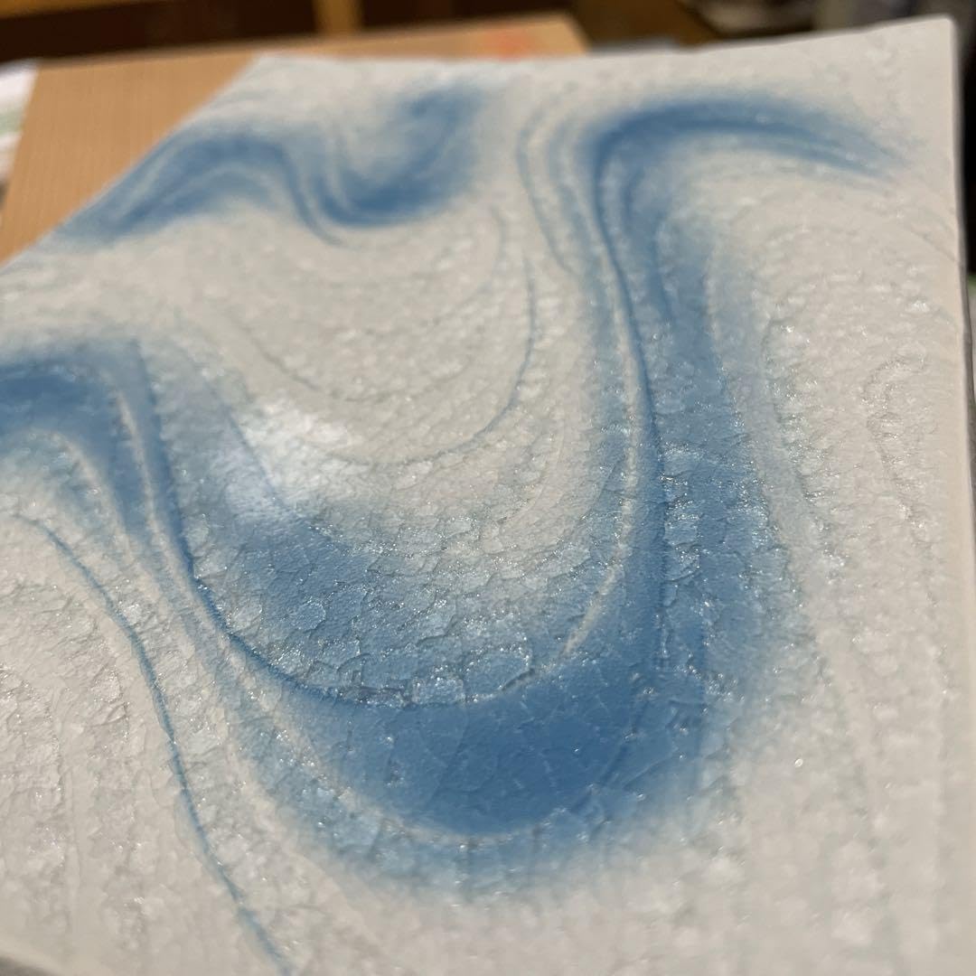 【新品】有田焼　焼物皿揃　大乗窯　水の流れ模様(5枚セット箱付き) 新品】有田焼 焼物皿揃 大乗窯 水の流れ模様(5枚セット箱付き) 新品