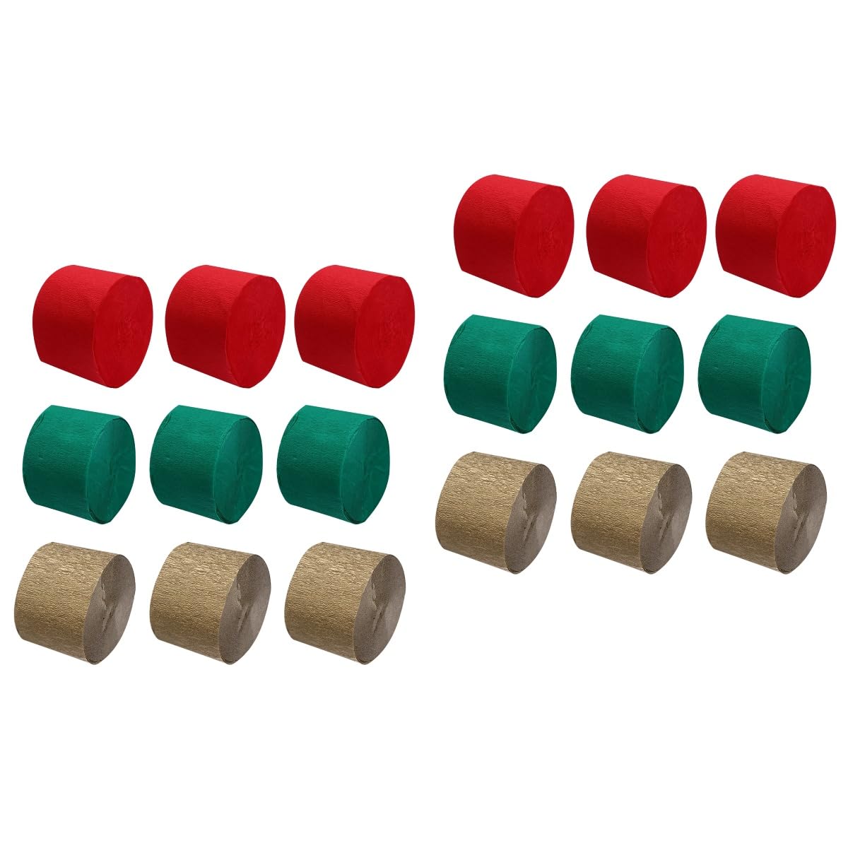 CVUTOVO 18 Rotoli di Carta Crespa, 4,5 Cm X 25 M, per Fiori E Decorazioni