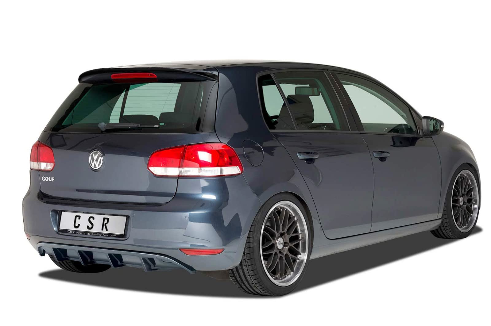CSR-Automotive Heckflügel schwarz glänzend für VW Golf 6 Basisversion mit ABE