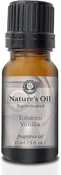 Tobacco Vanilla Fragrance Oil for Perfume, Cologne, Beard Oil, Diffusers, Soap Making, Candle Making, Lotion, Home Scents, Linen Spray, Bath Bombs 0.5 Fl Oz