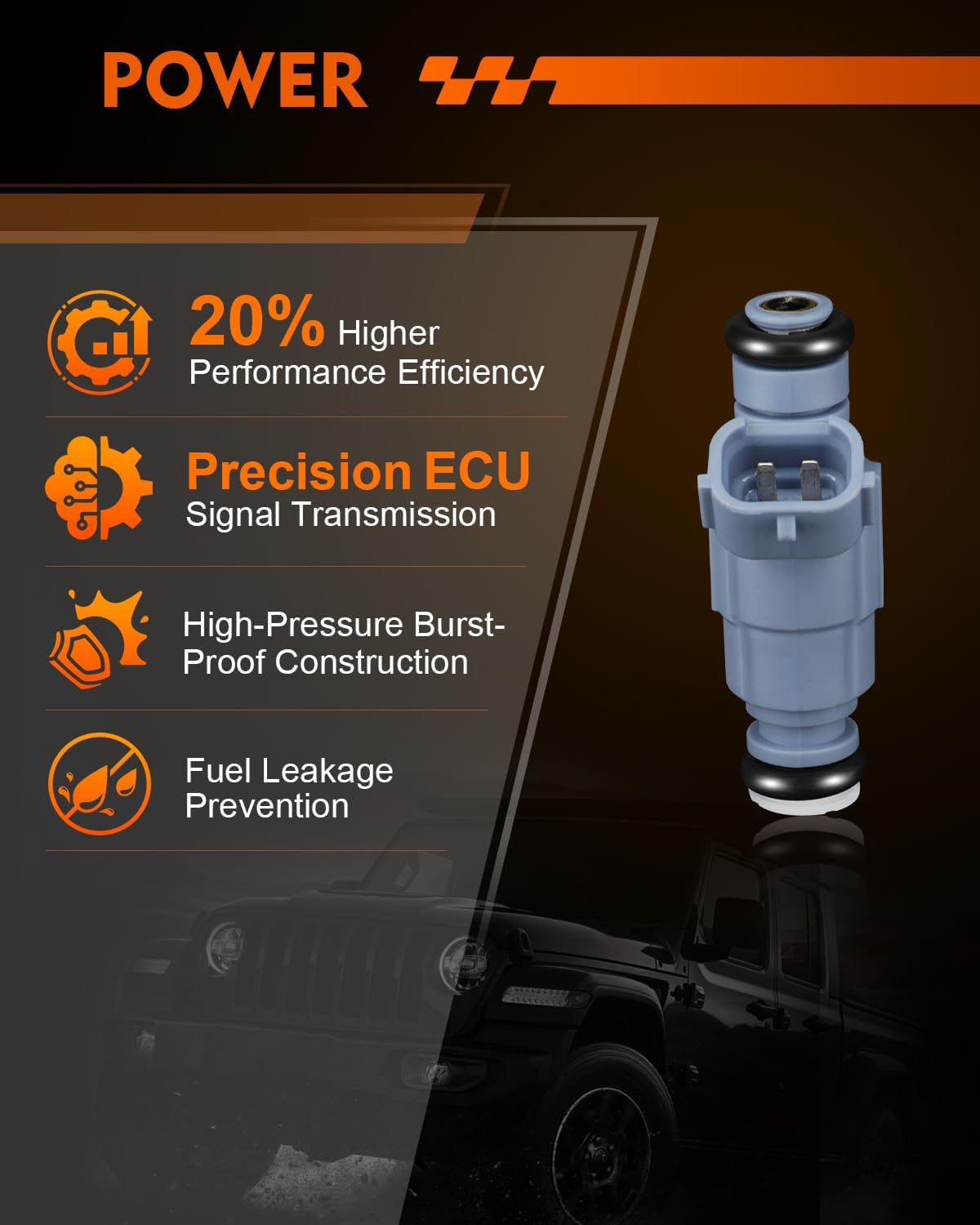 3531038010 Fuel Injectors For:-Hyundai Sonata 1999-2004 XG350 2002-2005 Santa Fe 2001-2006, for:-Kia Optima 2002-2006, Amanti 2004-2006, Sedona 2002-2005 Sorento 2003-2006 2.4L 3.5L (6PCS)