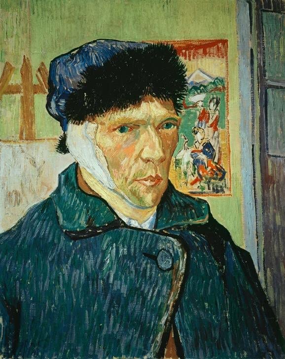 Graffiti Art Mural Van Gogh poster moderne pour créer une ambiance loft industriel dynamique