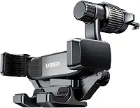 UGREEN Suporte Veicular de Saída de Ar, Clipe Que Nunca Bloqueia a Saída de Ar, Compatível com iPhone 16/15/14/13/12 Pro Max Mini Plus, iPhone 11 SE/XS/XR/8/7/6/6S Smartphone, Preto