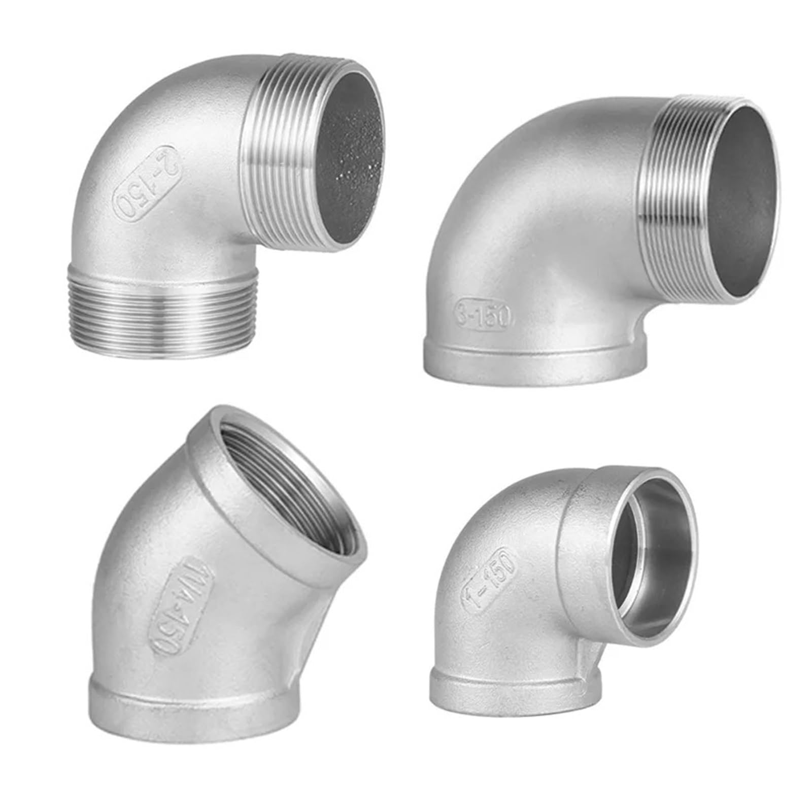 Curva Per Scarico Lavatrice Gomito Scarico Auto 90° In Acciaio Inox 304 - 32mm Gomiti Inox Curve - Foto 3