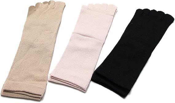 Amazon アンミダ Anmida 夏涼しく冬暖かい 5本指 シルクソックス 3足セット シルク 靴下 冷えとり 冷え取り靴下 五本指靴下 Silk 靴下 通販