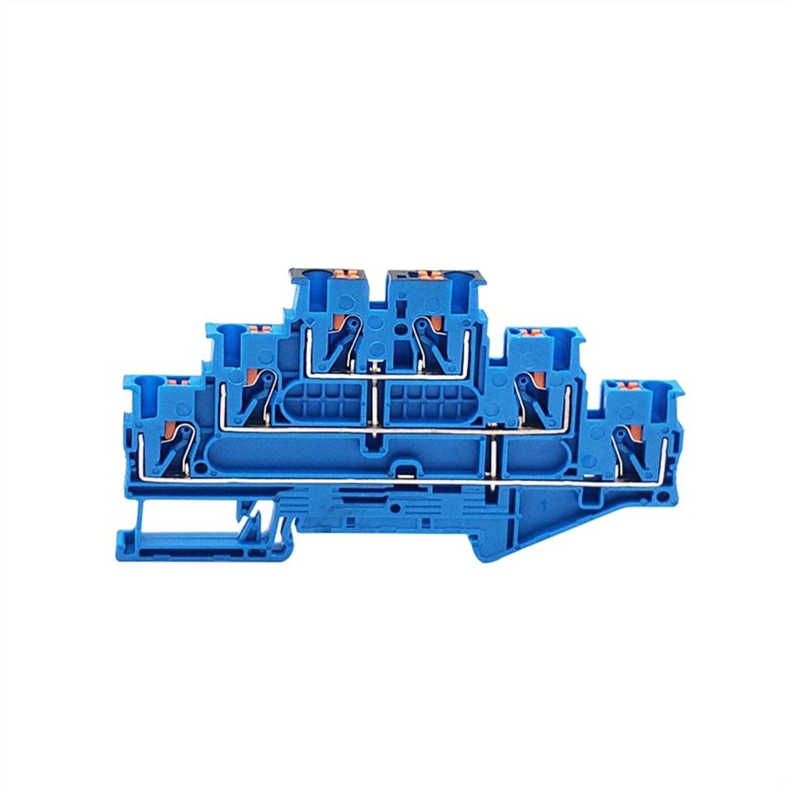 PT2.5-3L-PV 3-poziomowa listwa zaciskowa na szynie DIN, z przyłączem elektropotencjalnym, zaciski PT 2,5 mm² PT2.5-3L (niebieski, 10 szt.)