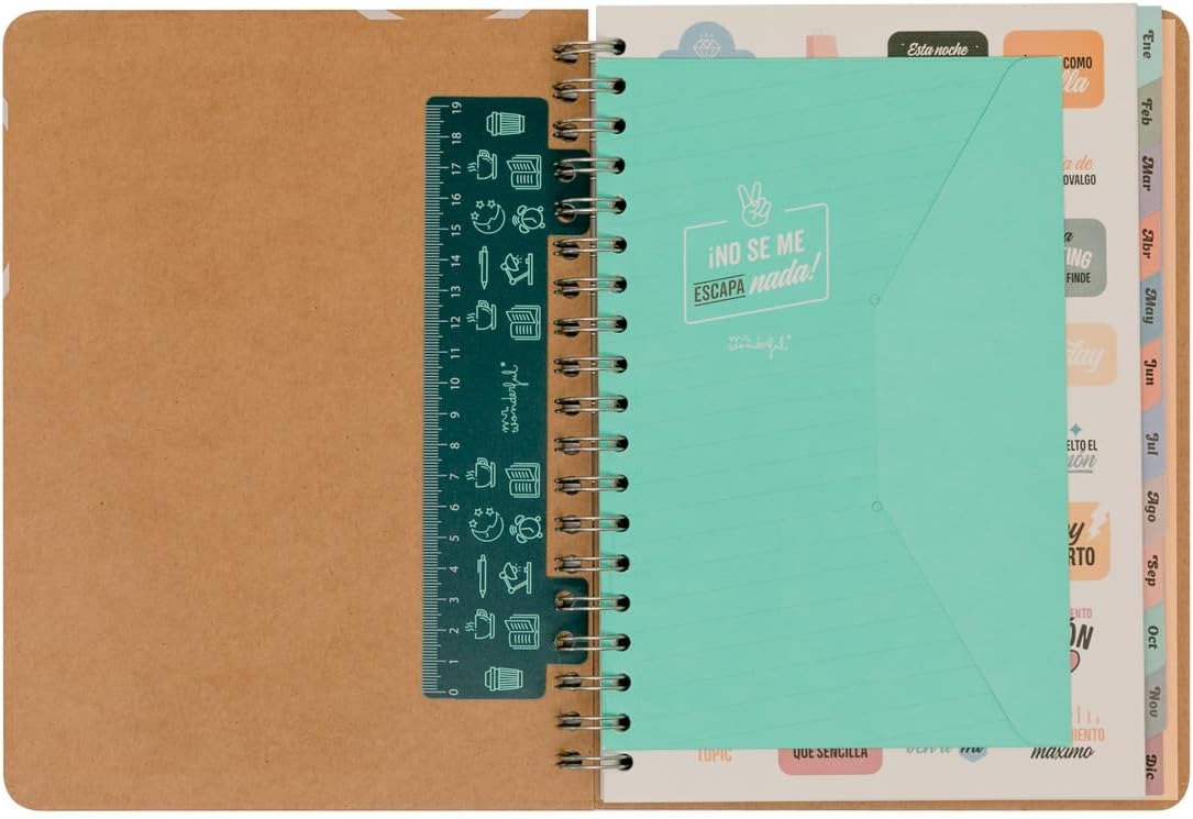 Mr.Wonderful Office 2024 Weekly Diary, Dream Big, 22.1 x 2.1 x 15.6