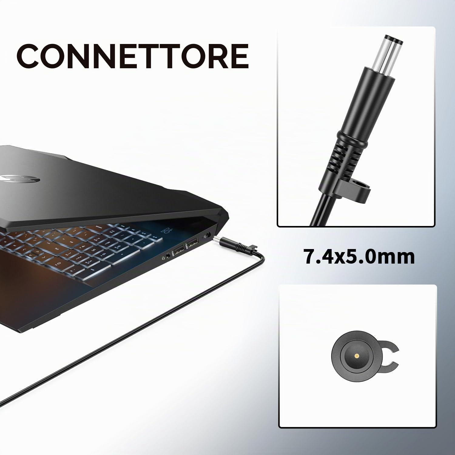 Alimentatore AC per Notebook da 280W 20V 14A Compatibile con HP Z2 Mini G9 G5 G4 G3 Thunderbolt Dock 280W G4 M52952-001 M52947-003 TPN-DA25 L00458-002 TPC-CA61