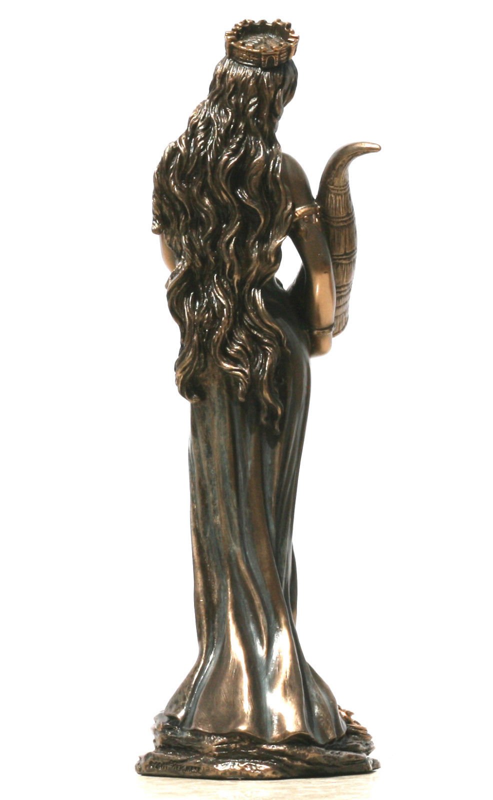 GreekArtShop Veronese Statue Goddess Fortune Tyche Luck Fortuna Sculpture Figurine 7.28" Bronze product thumbnail 6