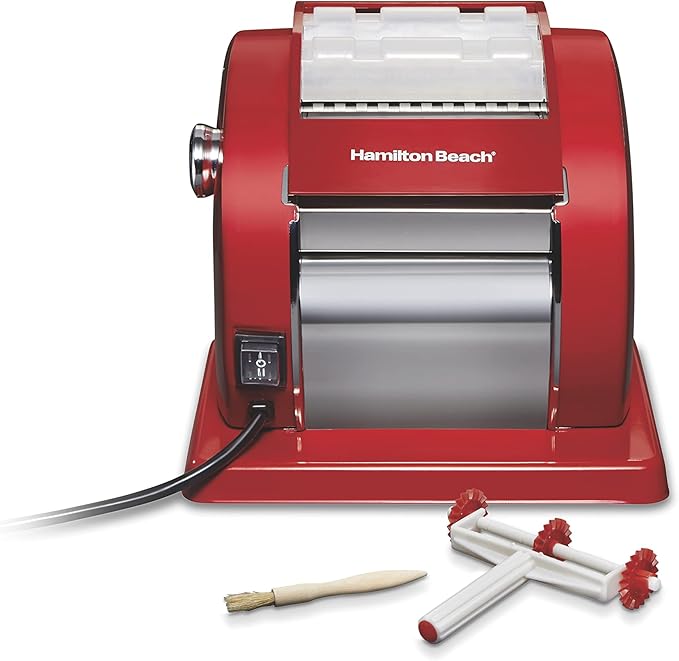 Hamilton Beach Electric Pasta Maker & Noodle Machine with 9 Adjustable Thickness