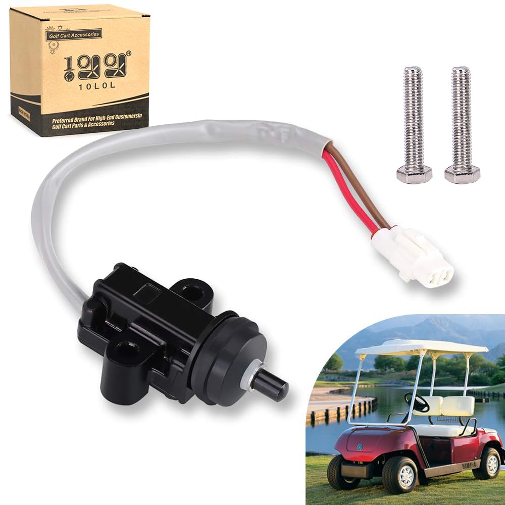 10L0L Accelerator Micro Stop Switch for Yamaha G14 G16 G19 G20 G21 G22 G29/Drive Gas & Electric Golf Cart, Replace OEM JF7-82817-20