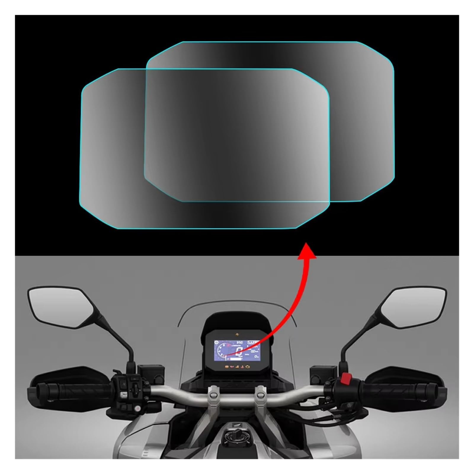 Cruscotto Moto Pellicola Protettiva Per ADV 350 160 Per ADV350 2022 2023 Cluster Pellicola Di Protezi Scratch TPU Dello Schermo Strumento Membrana Lente