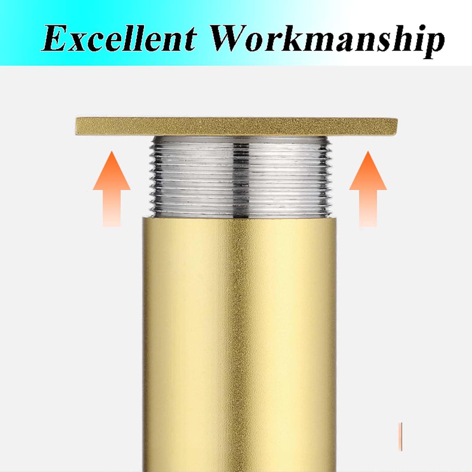 Paquete de 4 Patas de Metal para Muebles, niveladores de Rosca para Muebles, Patas de Soporte de Cama de Altura Ajustable, Patas de Metal Resistentes para Muebles, Patas