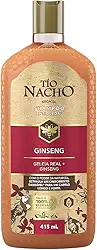 Tio Nacho Shampoo Crescimento Natural Dos Cabelos Com Biotina, Geleia Real E Extrato De Ginseng, Tratamento Antiqueda, Fórmula Fortalecedora Para Cabelos Finos - 415 Ml, 1 Unidade
