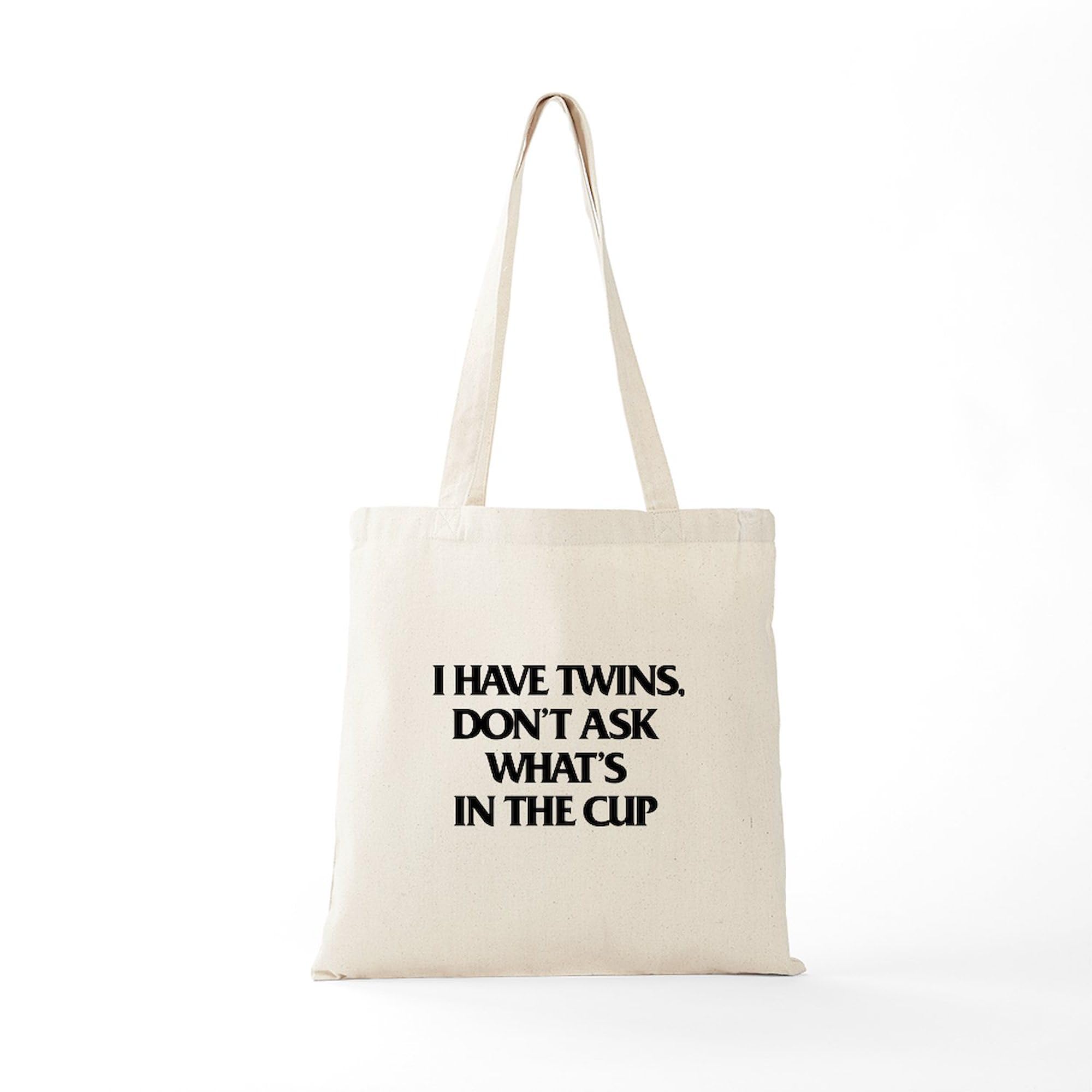 CafePress 'I Have Two Daughters' Tote Bag - Natural Canvas Reusable Shopping Bag, Two Sizes Available, Professionally Printed - View #7