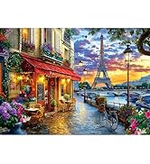 1000 Pieces Paris Twilight Jigsaw Puzzle for Adults - Stress Relief & Family Bonding Game, Scenic...