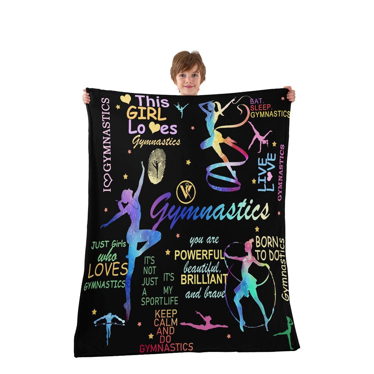 Couverture polaire en flanelle 152x203 cm Manfei plaid canapé lit enfants adultes
