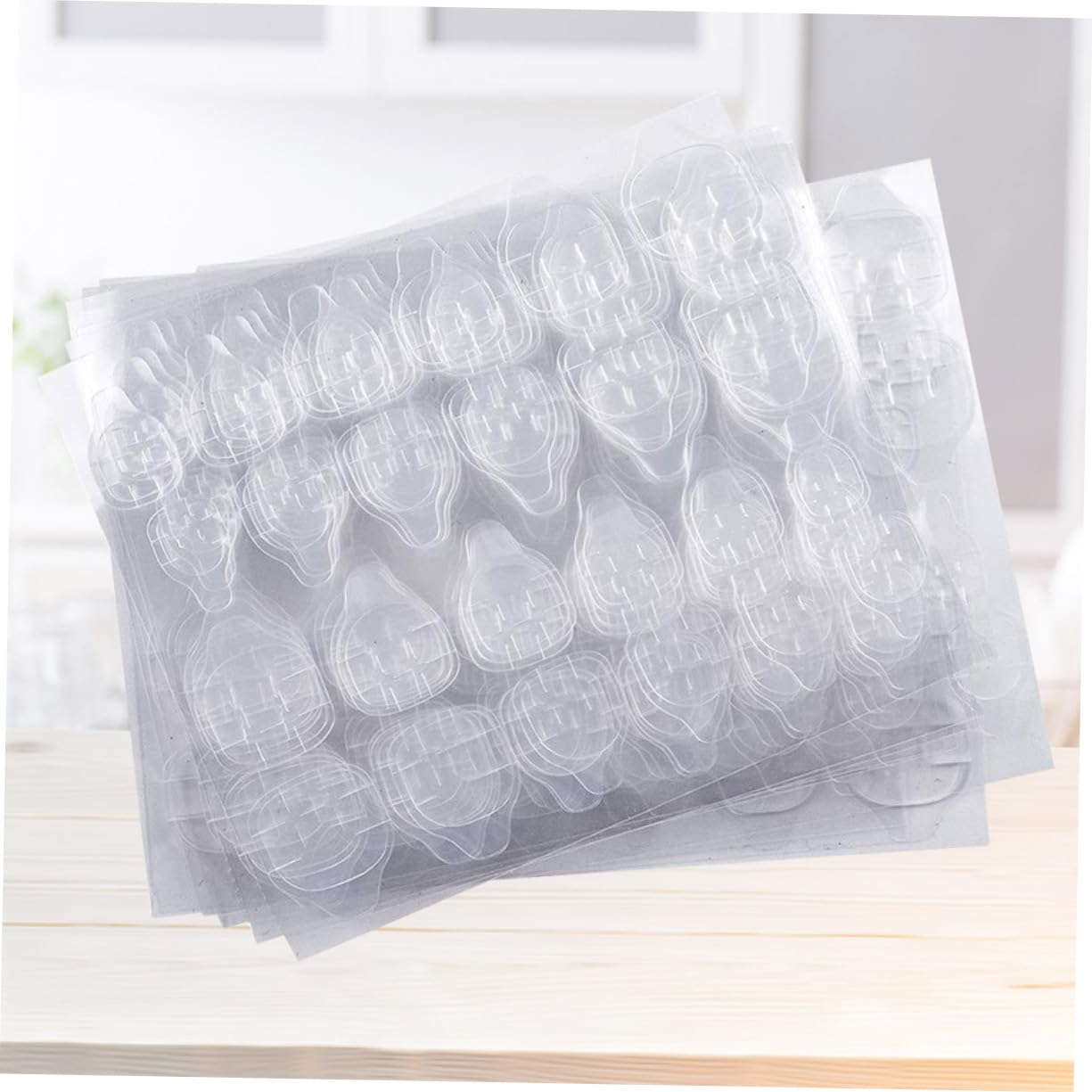 FRCOLOR 3er-set Jelly-nagelkleber-aufkleberpackung Nagelkleber Für Einfache Nagelkunst-erstellung 50 Blatt * 3