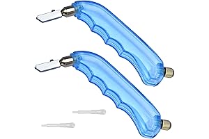 2 Pack Pistol Grip Heavy Duty Glass Cutter for Thick Glass