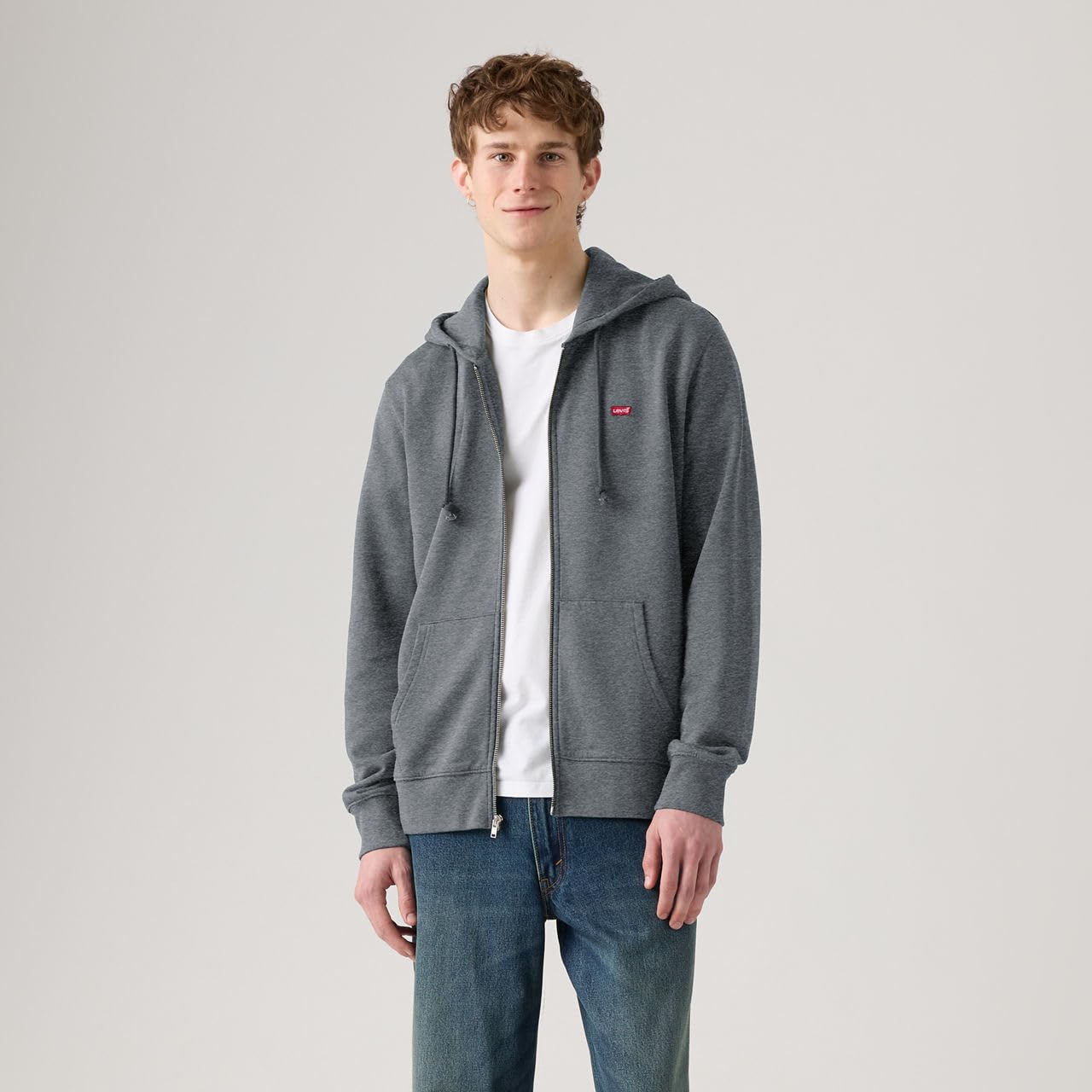 Levi's New Original Zip Up Sweat-shirt Homme