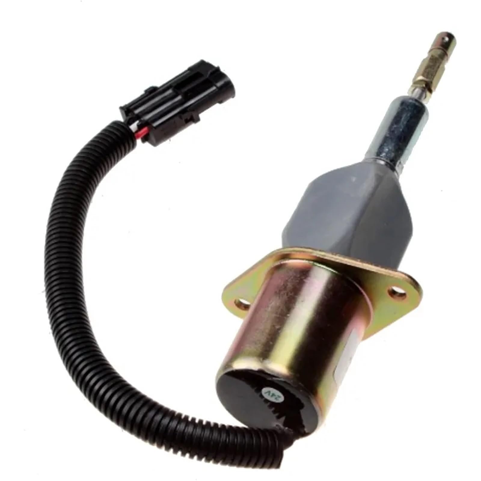 Solenoide de corte de combustible Solenoide de corte de combustible de 24 V 3928161 SA-4293-24. Compatible con Cummins 6CT de 8,3 L. Compatible con excavadoras Komatsu PC360-7 PC300-7.