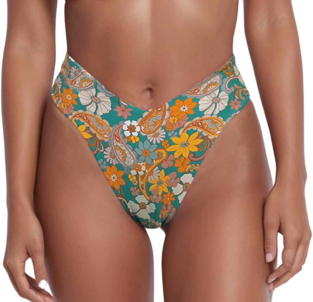 ビキニ GLOWNY HIGH WAIST BIKINI BOTTOM 4BKH200 High_waited_Swim_bottom_Pink_M