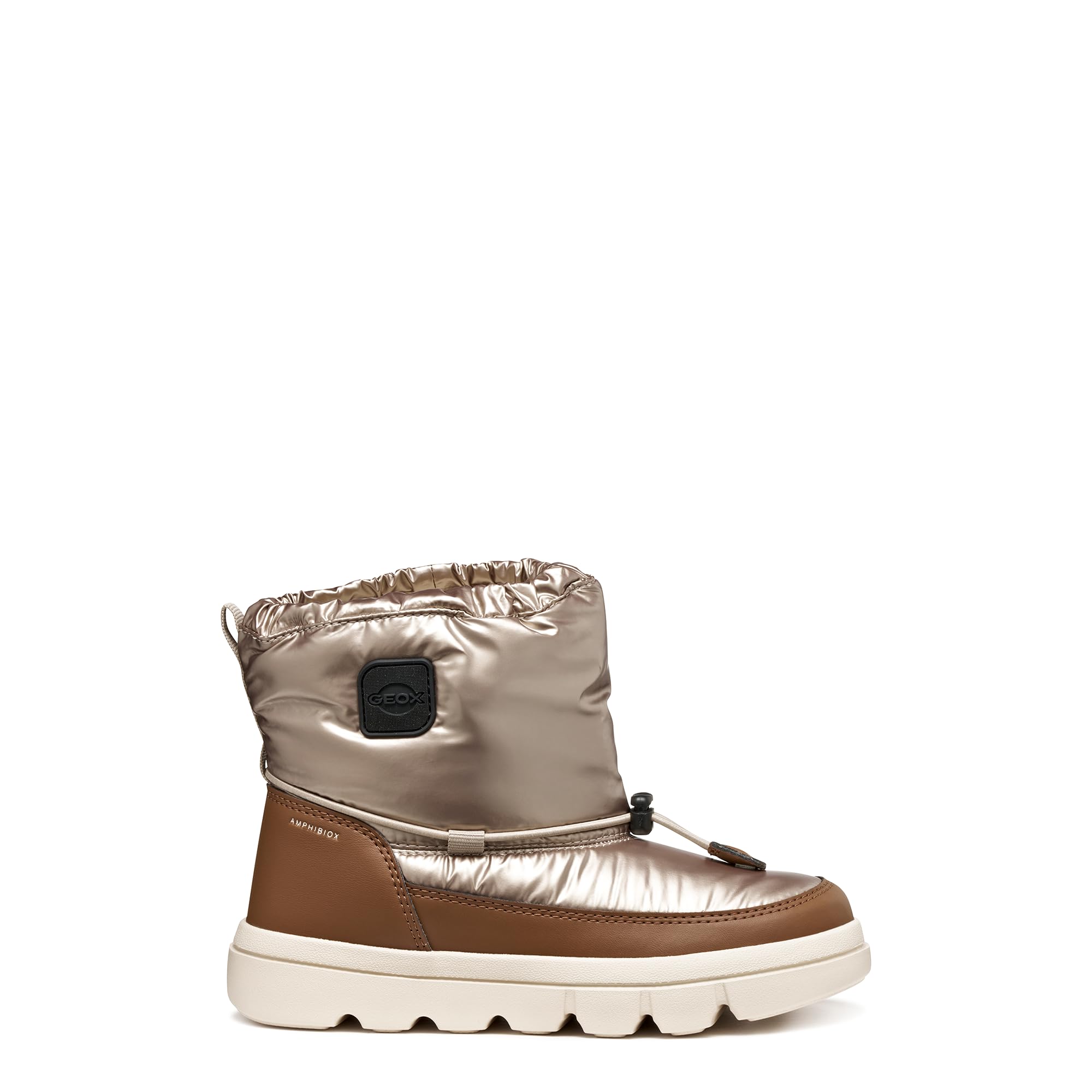 Geox Girls J Willaboom Girl B A Snow Boot, Champagne Tobacco, 6 UK