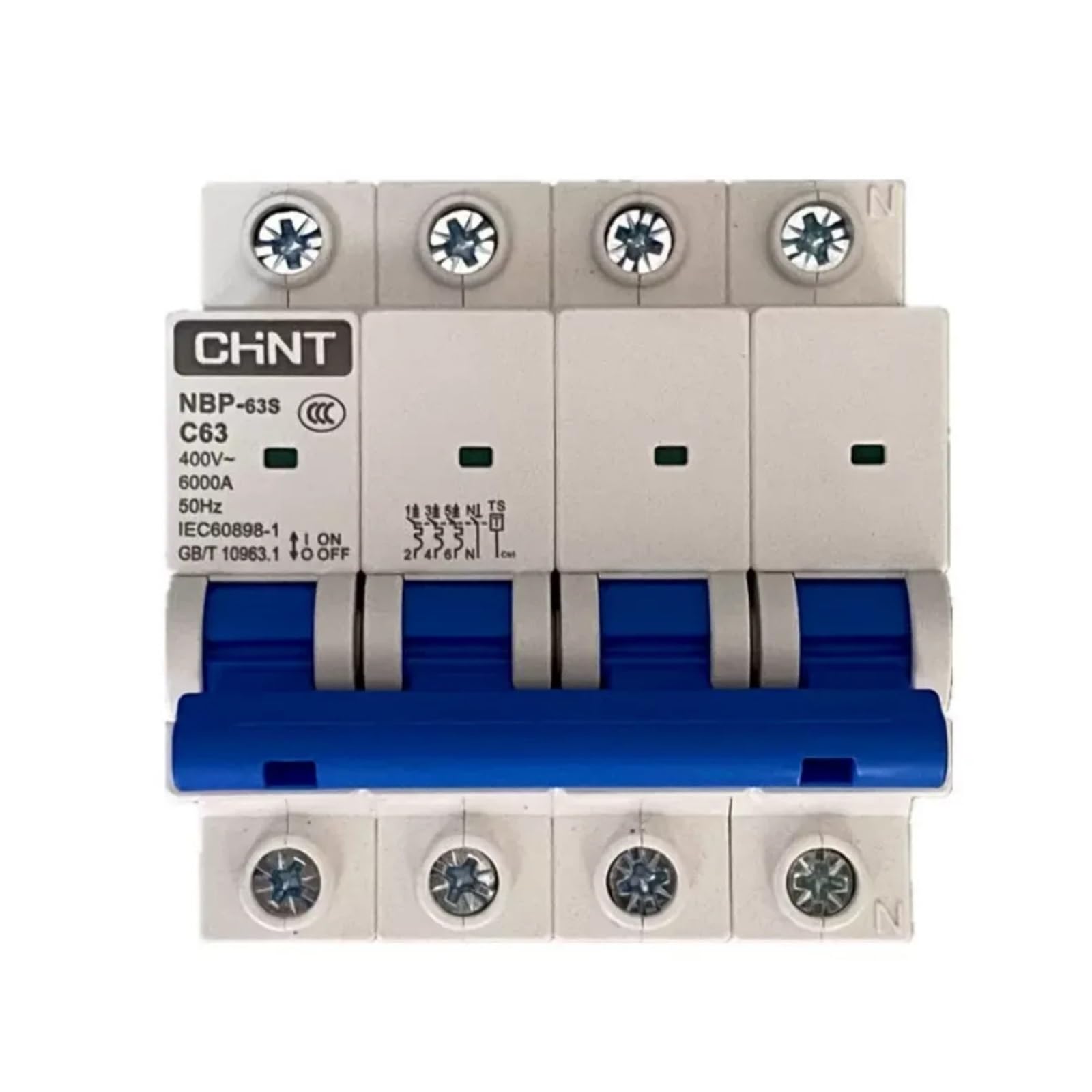 Disjoncteur NBP-63S Type C 25V 3N boîtier de protection compteur électrique