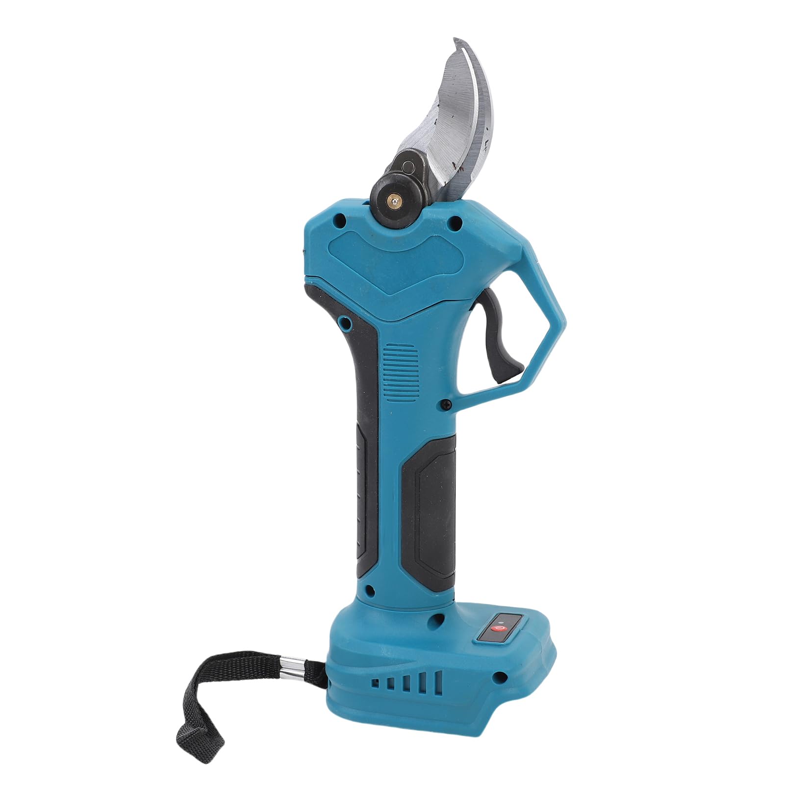 Jeffergarden Podadora Eléctrica Azul, Cortadora de Árboles Inalámbrica con Pantalla Digital y Cierre de Seguridad de 30 Mm para Jardinería